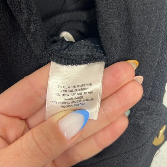 Elevenses Chanteuse Jumpsuit Black Anthropologie sz 0 - Picture 7 of 7